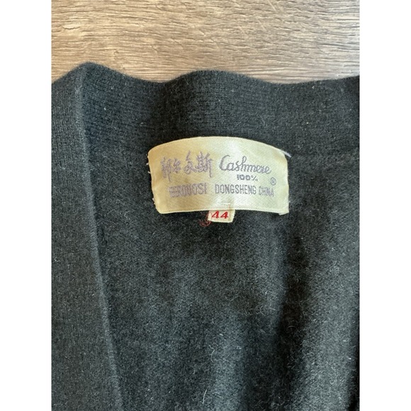 Unique MCM VTG 100% Cashmere Sweater Cardigan Olympic Abstract Design Size XL - Picture 4 of 12